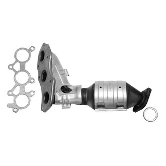 AP Exhaust® - Stainless Steel Direct Fit Exhaust Manifold with Integrated Catalytic Converter