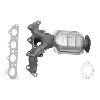 AP Exhaust® - Stainless Steel Direct Fit Exhaust Manifold with Integrated Catalytic Converter