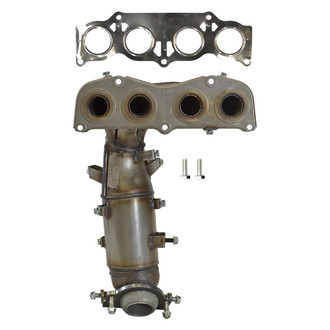 AP Exhaust® - Stainless Steel Direct Fit Exhaust Manifold with Integrated Catalytic Converter