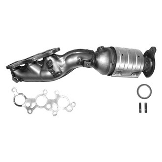 AP Exhaust® - Stainless Steel Direct Fit Exhaust Manifold with Integrated Catalytic Converter
