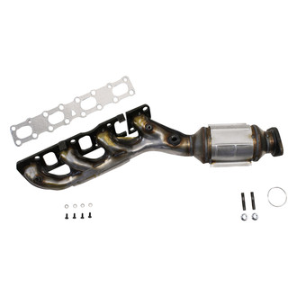 AP Exhaust® - Stainless Steel Direct Fit Exhaust Manifold with Integrated Catalytic Converter