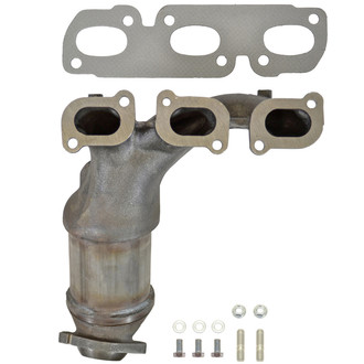 AP Exhaust® - Stainless Steel Direct Fit Exhaust Manifold with Integrated Catalytic Converter