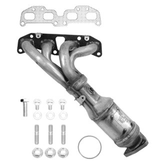 AP Exhaust® - Stainless Steel Direct Fit Exhaust Manifold with Integrated Catalytic Converter