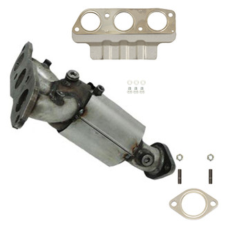 AP Exhaust® - Stainless Steel Direct Fit Exhaust Manifold with Integrated Catalytic Converter