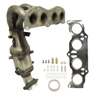 AP Exhaust® - Stainless Steel Direct Fit Exhaust Manifold with Integrated Catalytic Converter