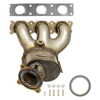 AP Exhaust® - Stainless Steel Direct Fit Exhaust Manifold with Integrated Catalytic Converter