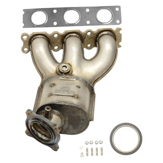 AP Exhaust® - Stainless Steel Direct Fit Exhaust Manifold with Integrated Catalytic Converter