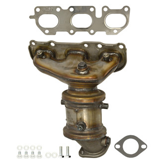 AP Exhaust® - Stainless Steel Direct Fit Exhaust Manifold with Integrated Catalytic Converter