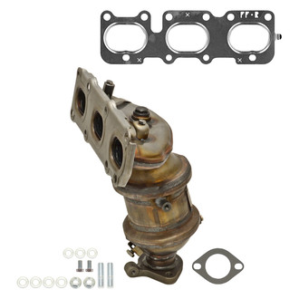 AP Exhaust® - Stainless Steel Direct Fit Exhaust Manifold with Integrated Catalytic Converter