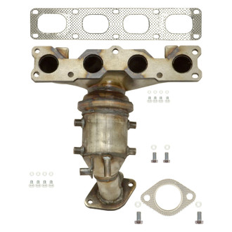 AP Exhaust® - Stainless Steel Direct Fit Exhaust Manifold with Integrated Catalytic Converter
