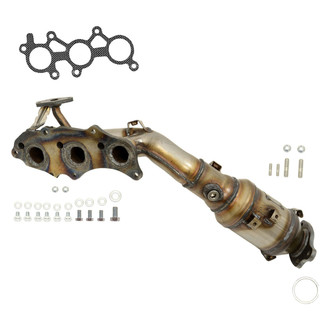 AP Exhaust® - Stainless Steel Direct Fit Exhaust Manifold with Integrated Catalytic Converter