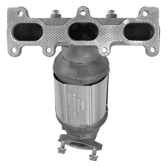 AP Exhaust® - Stainless Steel Direct Fit Exhaust Manifold with Integrated Catalytic Converter