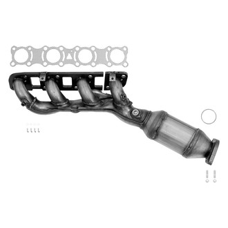 AP Exhaust® - Stainless Steel Direct Fit Exhaust Manifold with Integrated Catalytic Converter