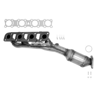 AP Exhaust® - Stainless Steel Direct Fit Exhaust Manifold with Integrated Catalytic Converter