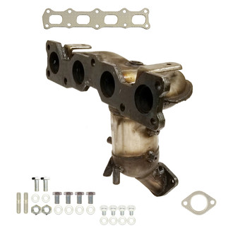 AP Exhaust® - Stainless Steel Direct Fit Exhaust Manifold with Integrated Catalytic Converter