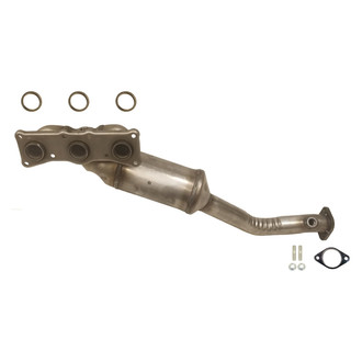 AP Exhaust® - Stainless Steel Direct Fit Exhaust Manifold with Integrated Catalytic Converter