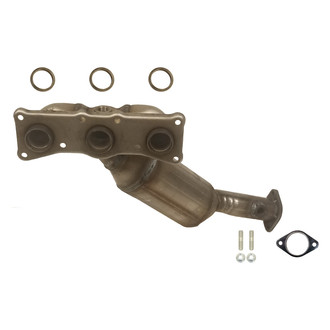 AP Exhaust® - Stainless Steel Direct Fit Exhaust Manifold with Integrated Catalytic Converter