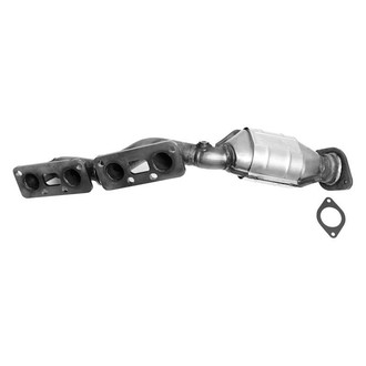 AP Exhaust® - Stainless Steel Direct Fit Exhaust Manifold with Integrated Catalytic Converter