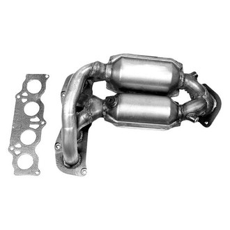 AP Exhaust® - Stainless Steel Direct Fit Exhaust Manifold with Integrated Catalytic Converter