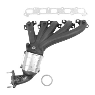 AP Exhaust® - Stainless Steel Exhaust Manifold with Integrated Catalytic Converter