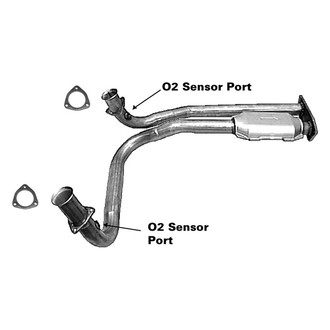 AP Exhaust® - Direct Fit Catalytic Converter and Pipe Assembly