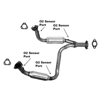 AP Exhaust® - Direct Fit Catalytic Converter and Pipe Assembly