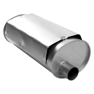 AP Exhaust® - MSL Maximum Oval Direct Fit Exhaust Muffler with Inlet / Outlet Neck