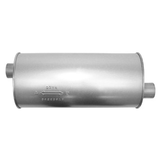 AP Exhaust® - MSL Maximum Oval Direct Fit Exhaust Muffler with Inlet / Outlet Neck
