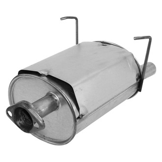 AP Exhaust® - MSL Maximum Oval Direct Fit Exhaust Muffler with Flange and Spout