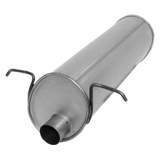 AP Exhaust® - MSL Maximum Aluminized Steel Oval Direct-Fit Exhaust Muffler with Inlet/Outlet Neck