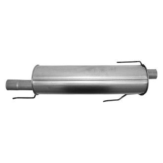 AP Exhaust® - MSL Maximum Aluminized Steel Oval Direct-Fit Exhaust Muffler with Inlet/Outlet Neck