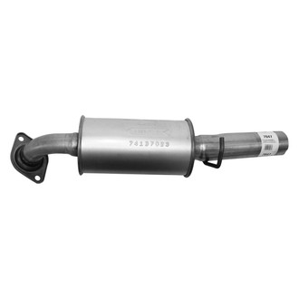 AP Exhaust® - Rear Aluminized Steel Exhaust Muffler and Pipe Assembly