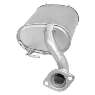 AP Exhaust® - Rear Aluminized Steel Exhaust Muffler and Pipe Assembly