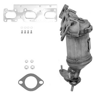 AP Exhaust® - Stainless Steel Direct Fit Exhaust Manifold with Integrated Catalytic Converter
