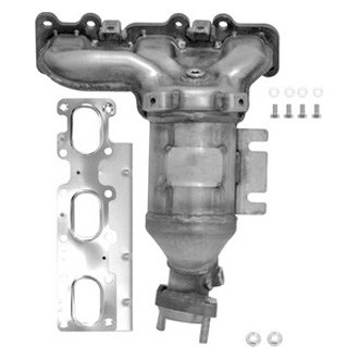 AP Exhaust® - Stainless Steel Direct Fit Exhaust Manifold with Integrated Catalytic Converter
