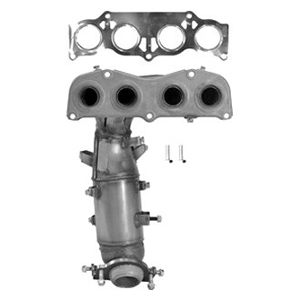 AP Exhaust® - Stainless Steel Direct Fit Exhaust Manifold with Integrated Catalytic Converter