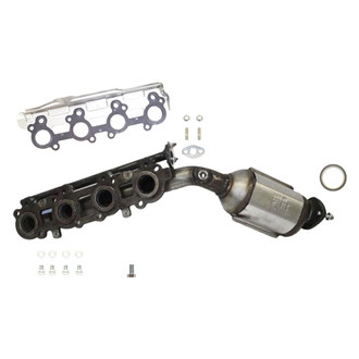 AP Exhaust® - Stainless Steel Direct Fit Exhaust Manifold with Integrated Catalytic Converter