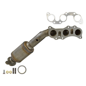 AP Exhaust® - Stainless Steel Direct Fit Exhaust Manifold with Integrated Catalytic Converter