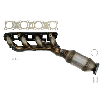 AP Exhaust® - Stainless Steel Direct Fit Exhaust Manifold with Integrated Catalytic Converter