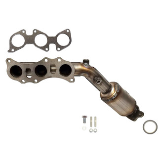 AP Exhaust® - Stainless Steel Direct Fit Exhaust Manifold with Integrated Catalytic Converter