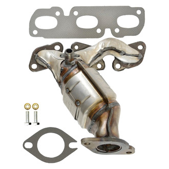 AP Exhaust® - Stainless Steel Direct Fit Exhaust Manifold with Integrated Catalytic Converter