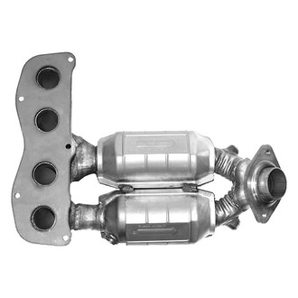 AP Exhaust® - Stainless Steel Direct Fit Exhaust Manifold with Integrated Catalytic Converter