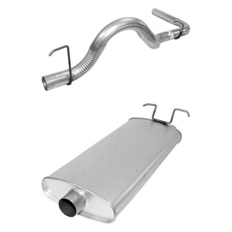 AP Exhaust® - Exhaust Muffler and Tailpipe Kit
