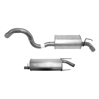 AP Exhaust® - Exhaust Muffler and Tailpipe Kit