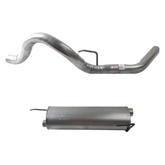 AP Exhaust® - Exhaust Muffler and Tailpipe Kit