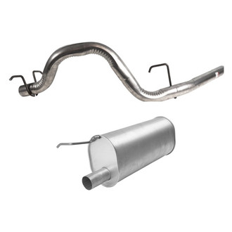 AP Exhaust® - Exhaust Muffler and Tailpipe Kit
