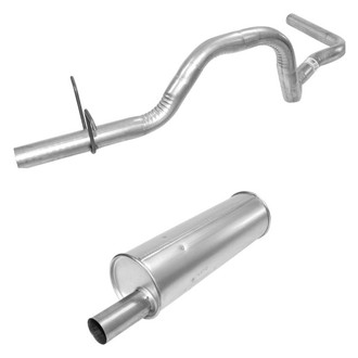 AP Exhaust® - Exhaust Muffler and Tailpipe Kit
