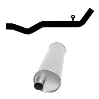 AP Exhaust® - Exhaust Muffler and Tailpipe Kit