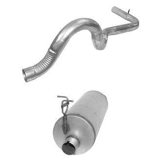AP Exhaust® - Exhaust Muffler and Tailpipe Kit