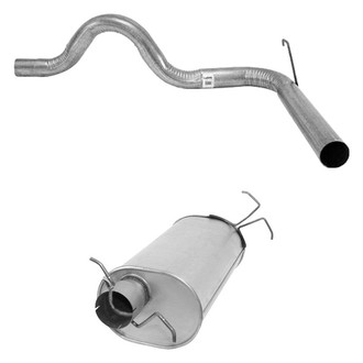 AP Exhaust® - Exhaust Muffler and Tailpipe Kit